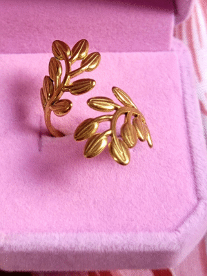 14 Bague "Feuille d'Or"
