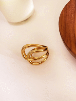 19 Bague "Onde Dorée"
