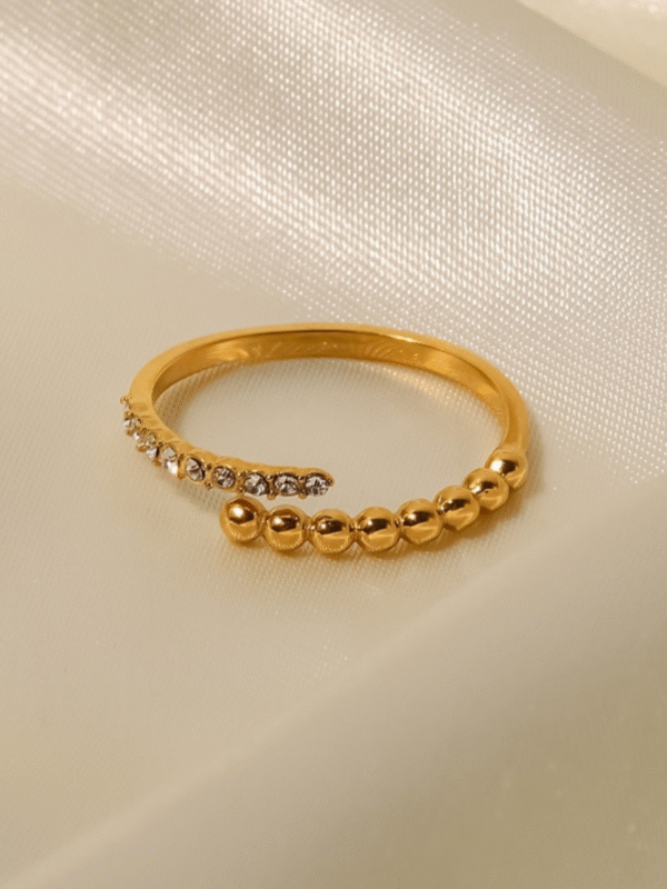 7 Bague"Dualité Lumineuse"