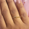 8 Bague"Dualité Lumineuse"