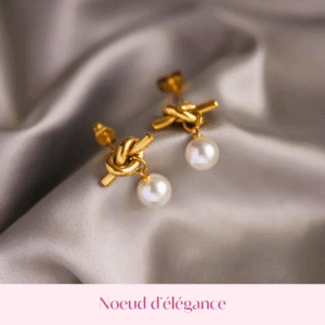 12 Boucles d'oreilles "Nœud d'Élégance"